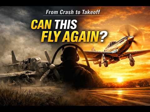 Emergency Landing to Sky Again | Aircraft Rebuild Documentary#sky salvage#aviation