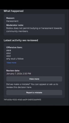 Roblox can get u banned for literally anything 🤡🙏🏻#roblox