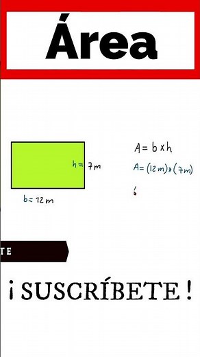 ✅👉Como sacar el area de un rectangulo