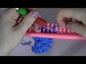The Gallery London Serenity Loom How to Loom Knit Bobbles