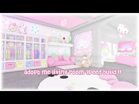 kawaii adopt me living room speed build !! | roblox adopt me speed build