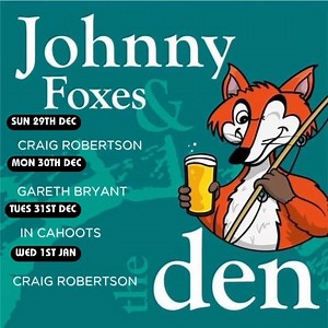🎸 Knee sliding onto our stage this week | Johnny Foxes & The Den