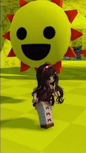 sun chasing me 🤣 #roblox