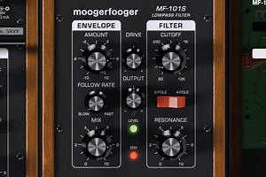 MF-101S Lowpass Filter by Moog Music - Lowpass Filter Plugin VST3 Audio Unit AAX