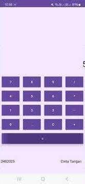 Mid Project - Aplikasi Kalkulator