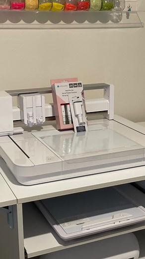 Custom Party Decor on Instagram: "✨Silhouette Curio 2 ✨ - Get ready to see new projects with our new @silhouette.inc Curio 2! We’ll be adding foil elements with the heat foil pens, and even engraving acrylic blanks with the Power Engraver! We had to make room for our new member so it took us a little longer to set up, but now that’s she’s out and ready to go the fun begins! - • • • @silhouette.inc - Curio 2 • • • #madewithsilhouette#silhouette#crafter"