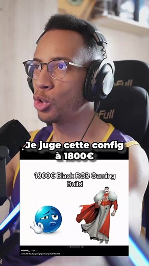 Évaluation d'une config PC à 1800€