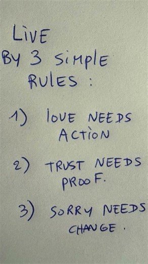 3 Simple Living Rules ✌⭐💯 #LearnEnglish #ESL