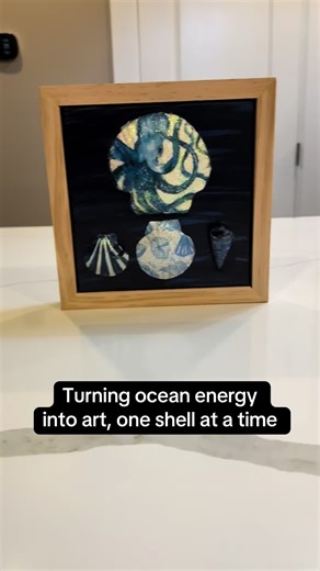 This shell artwork was created with intention, color, and the calming energy of the ocean. 🐚🌊 Each shell carries a story shaped by water, time, and movement—and painting them feels like a form of creative healing and mindfulness. #ShellArt #CreativeHealing #HealingJourney #EnergyWork #MindfulArt