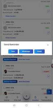 How to send Due Reminder in Alhisab | Accounting software Due Reminder