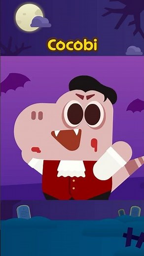 Dracula appears in the haunted house! 😱🧛‍♂️ #Shorts #forKids #Cocobi