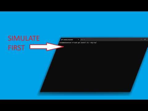 How To Test APT Package Installs Before Running Them