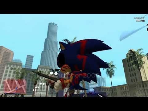 GTA SA Tonkla, Tey Shootout At Police Station + Epic Five Stars Escape [V Style Combat Enhanced]