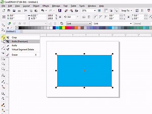 CorelDraw x7 Eraser Tool In English