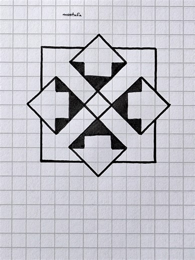 كيف ترسم 3D بسهولة 😉 خداع البصر #الرسم #drawing #3d #3dart #fyp | Draw