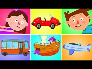 Learn Vehicle Names For Kids | Fun Educational Videos | Captain Discovery
