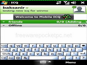 ICQ for Windows Mobile chat client Preview