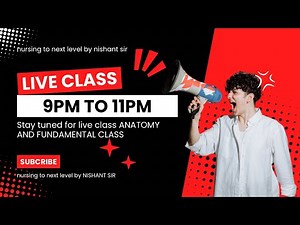 Nervous system -05 NURSING TO NEXT LEVEL BY NISHANT SIR is live!