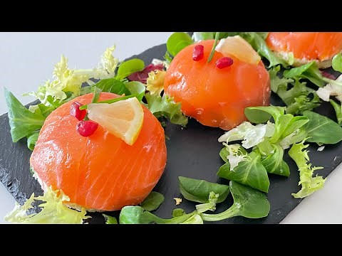 Dômes de Saumon Fumé : L’Entrée Parfaite pour le Réveillon #recette #dome #saumon #homemade
