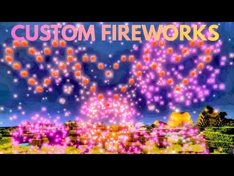 Minecraft Custom Heart Fireworks Display (INFINITE Fireworks!) – Bedrock Tutorial