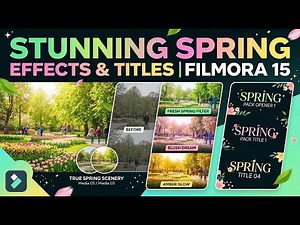 Creating a Spring Aesthetic Video 🌸 | Filmora Edit Tutorial #filmora15