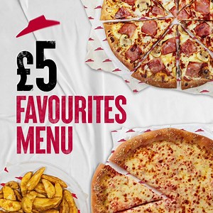 91K views | Hot deal right here! Choose a medium pizza or sides for just £5, with our £5 Favourites Menu 螺 | Pizza Hut | Facebook