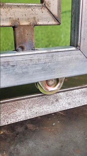 Techniques known to install sliding door wheels that are rarely used by many people. #fabrication