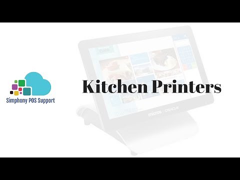Configuring Printers in Oracle Hospitality Simphony