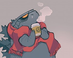 View 12 Kawaii Godzilla Cute Wallpaper