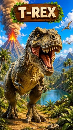 🦖 WOW! Meet the Mighty T-REX! | Dinosaur for Kids #shorts #dinosaur #trex #jurassicworld #kids