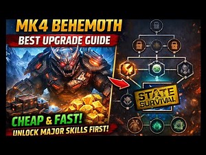 MK4 Behemoth Upgrade Guide – Fastest & Cheapest Way to Unlock Major Skills | State of Survival