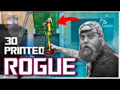 Painting a 3D Print shaped as Rogue