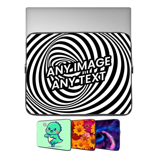 Personalized Neoprene Laptop Sleeve: Custom Image & Text, 16-17 Inch - Etsy