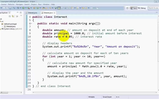 12. Compound-interest calculations with BigDecimal