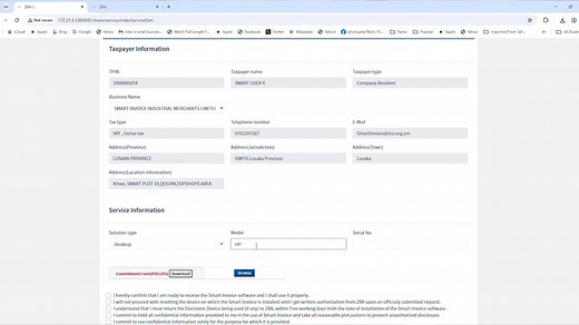 HOW TO SIGN UP AND REGISTER FOR SMART INVOICE | Zambia Revenue Authority