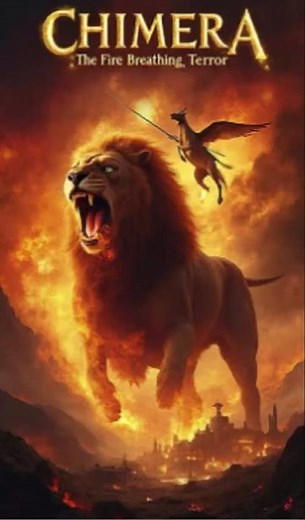 CHIMERA – THE FIRE BREATHING TERROR #facts #templeofapollo #greekreligion #greekgods #chimera