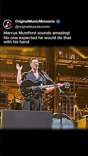 Marcus Mumford's amazing performance | #mumfordandsons #prizefighter #livemusic #badlands #here