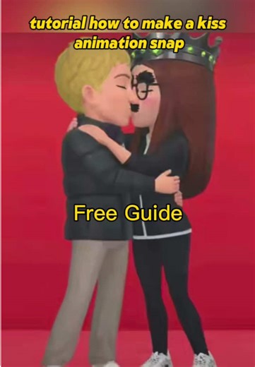 Kiss Animation Tutorial for Snapchat Bitmoji