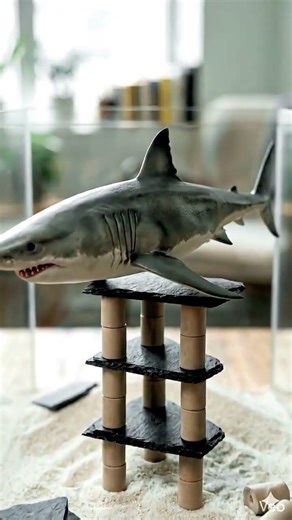 Giant Shark Aquarium Setup🦈🌊