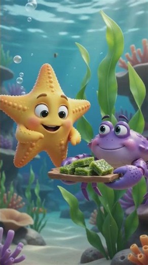 Super Starfish Learns Good Manners🐙🪼
