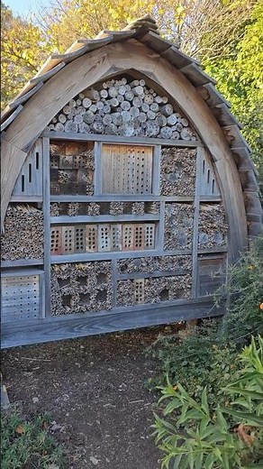 There will always be room at this bee hotel 🐝 #bees #diy #nature #garden