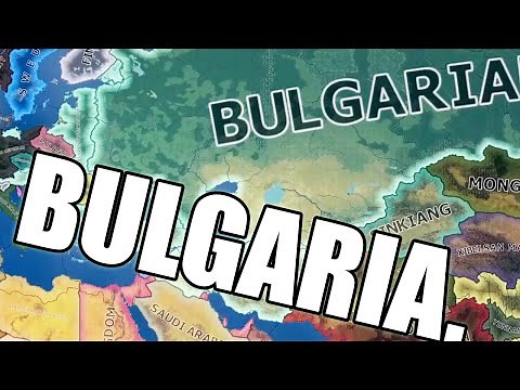 Bulgaria conquers everything around them in Hearts of Iron 4