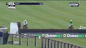 Dinoblue holds off stablemate Allegorie De Vassy to secure the Listed BBA Ireland Limited Opera Hat Mares Chase for Mark Walsh and Willie Mullins 👏👏 | Naas Racecourse