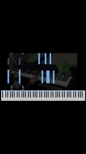 Main Theme - Elden Ring | Piano Tutorial/Visualizer #shorts 4