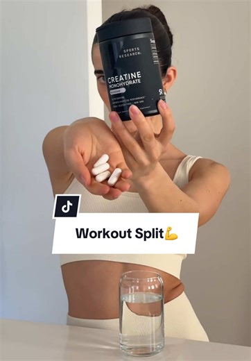 Sports Research (@sportsresearch) - 🏋️‍♂️ This split? Fueled by Sports Research Creatine Capsules. Because stronger lifts = bigger results. #SportsResearch #SweetSweat #CreatineMonohydrate