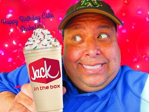 Jack In The Box® Happy Birthday Cake Shake REVIEW!