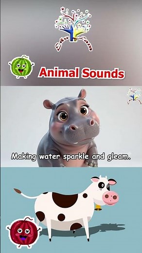 Safari Animal Sounds Song 🦒🦓🦛 | Learn Giraffe, Zebra & Hippo Sounds for Kids