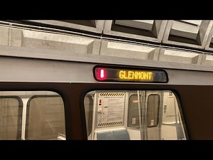WMATA Subway: Breda 3k Series 🔴Red Line🔴 Train from Shady Grove to Glenmont