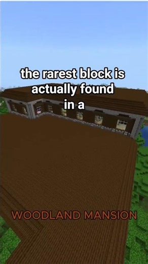 whats the rarest natural spawning block in minecraft? #minecraft #games