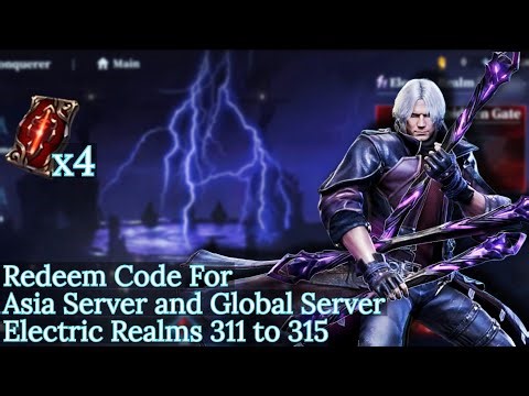 Redeem code Asia & Global | Electric 311 to 315 | Devil May Cry Peak of Combat DMC POC | The KiLLeR.